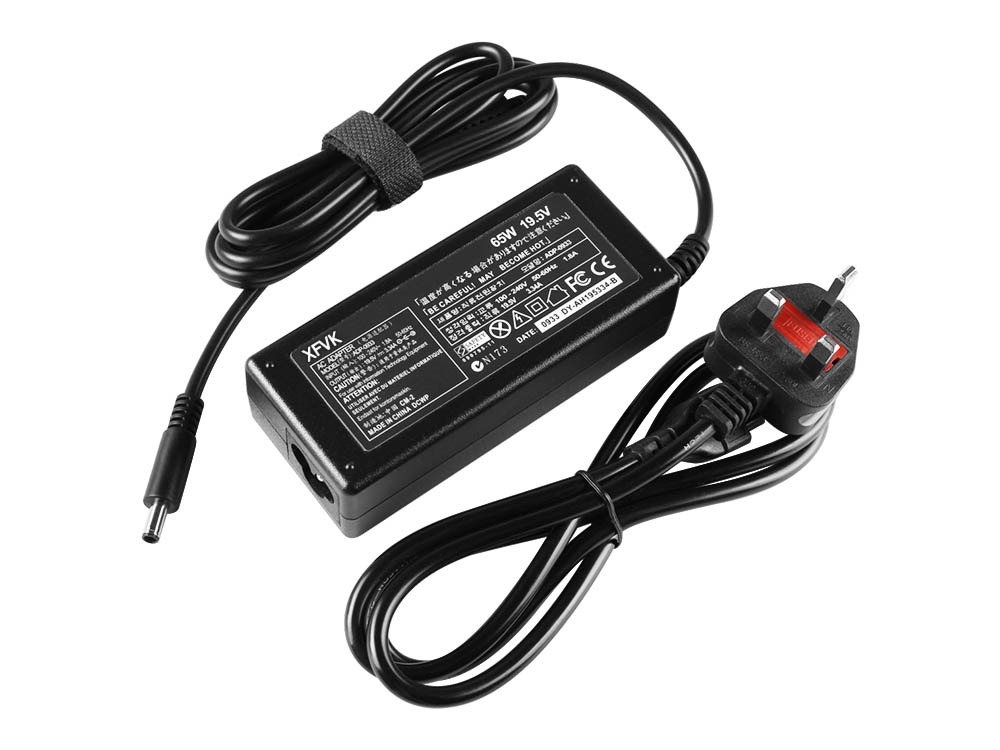 65W XFVK Laptop Charger Replacement for 5415 P143G P143G002 With Power Cord (image for) 65W XFVK Laptop Charger Replacement for 5415 P143G P143G002 With Power Cord